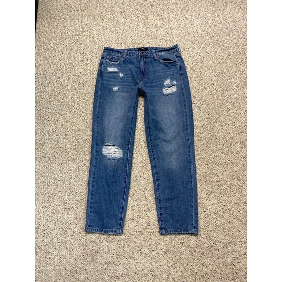 28 Buckle Vervet High-Rise Boyfriend Fit Distressed Jeans - Picture 1 of 6